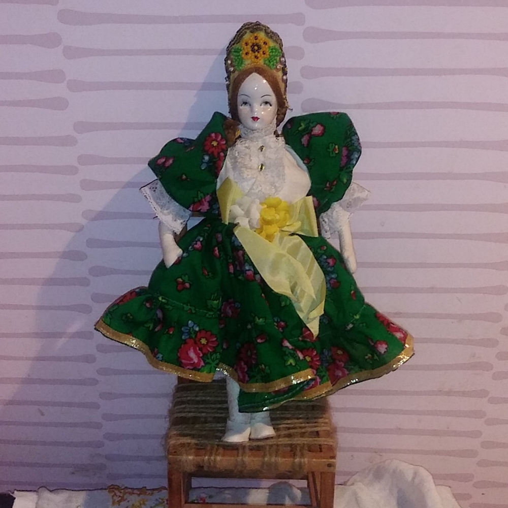 Handmade International Doll Mixed Media 1998
